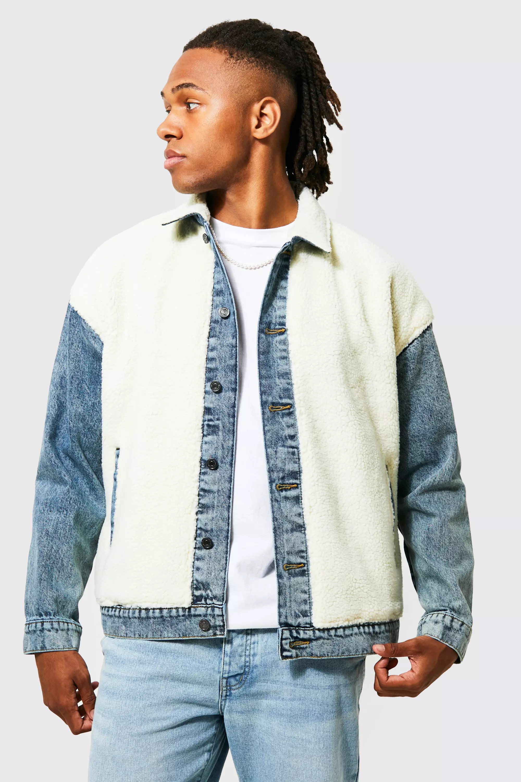 Sherpa inside outlet jacket